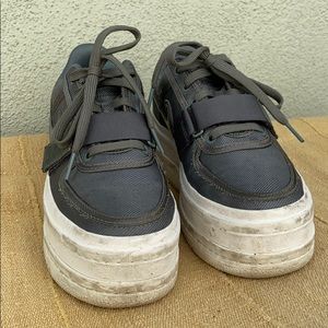 Rare platform Nike sneakers with Velcro strap